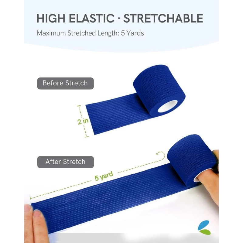 Unbranded First Aid 2 Inch x 5 Yards 6 Pcs