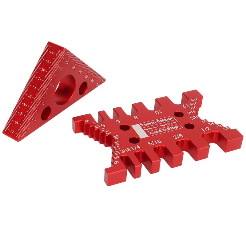 Carpenter Ruler, Tenon Caliper, Table Saw Height Gauge, Router Saw