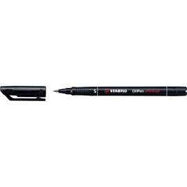 Stabilo Ohpen Universal Permanent S Pen 0.4 mm Black pens pack of 6