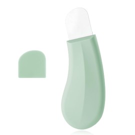 Silicone Nose Blackhead Remover, Mild and Safe Blackhead Scrubber Extractor for Nose Deep Clean Skin Spatula Face Scraper Ideal Skin Cleaning Tools for Women and Men(Light Green)