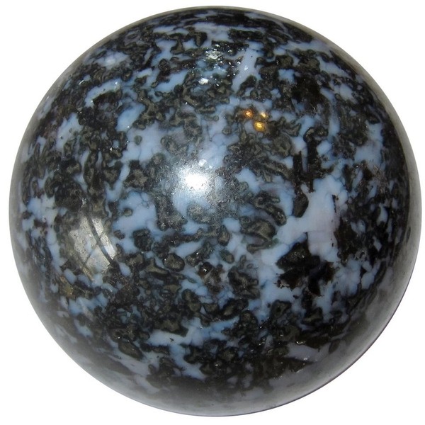 Gabbro Sphere Magic Mystic Merlinite Indigo Crystal Ball 2.25-2.5 Inches