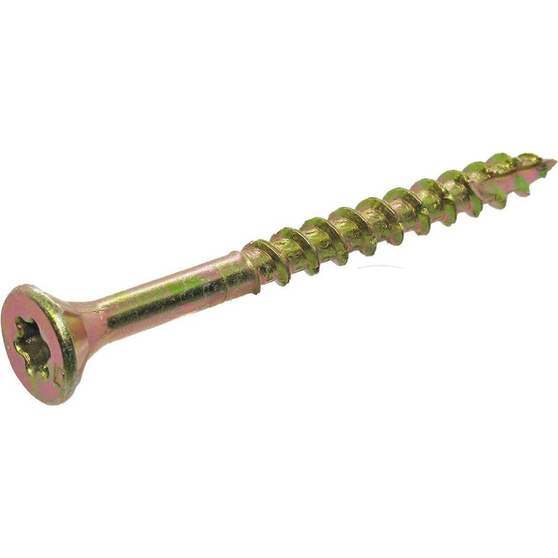 PRIMESOURCE 2GCS10BK 10LB 8X2 CONST Screw, 8 by 2", Gold