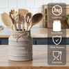 Barnyard Designs Ceramic Farmhouse Kitchen Utensil Holder for Countertop, Decorative