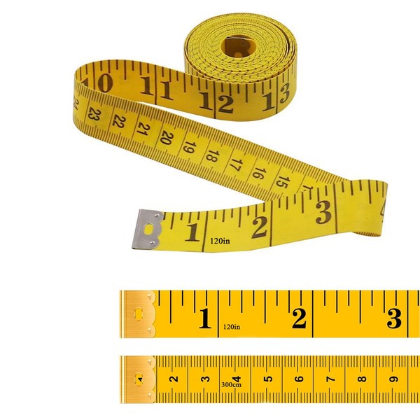 Suiyeejan Tape Measure Body 300 cm / 120 Inches, Tape
