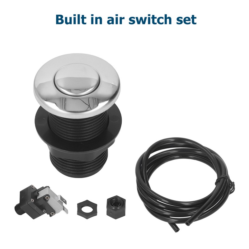 Food Waste Garbage Disposal Air Switch Stainless Steel Button Pneumatic