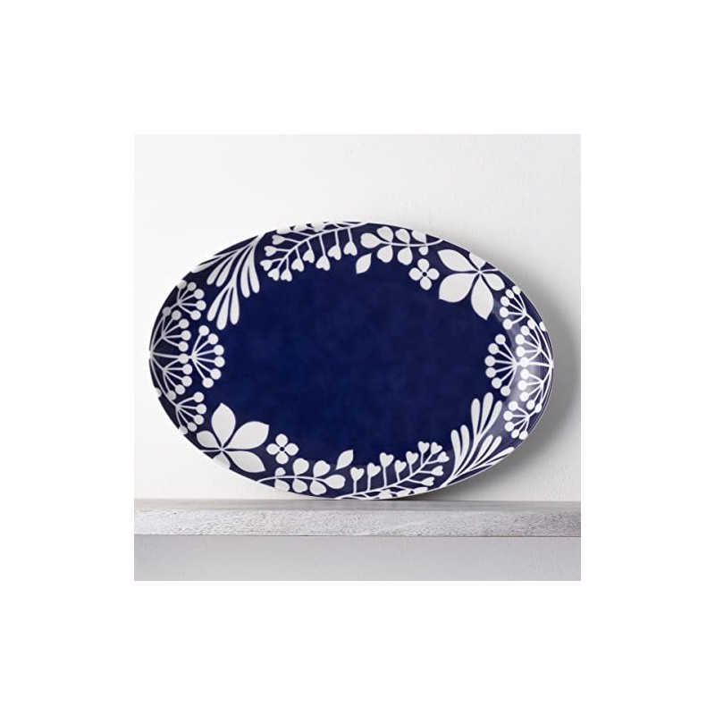 Noritake Bluefjord Oval Platter, 16"