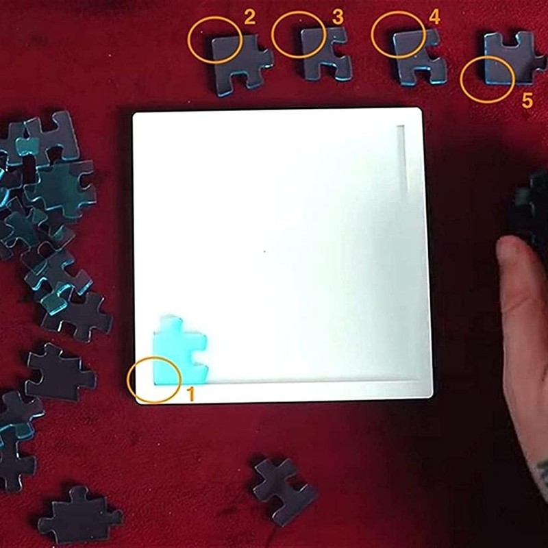 TBEONE 29PCS Difficult Jigsaw Puzzles Level 10 Puzzle Brain Challenge