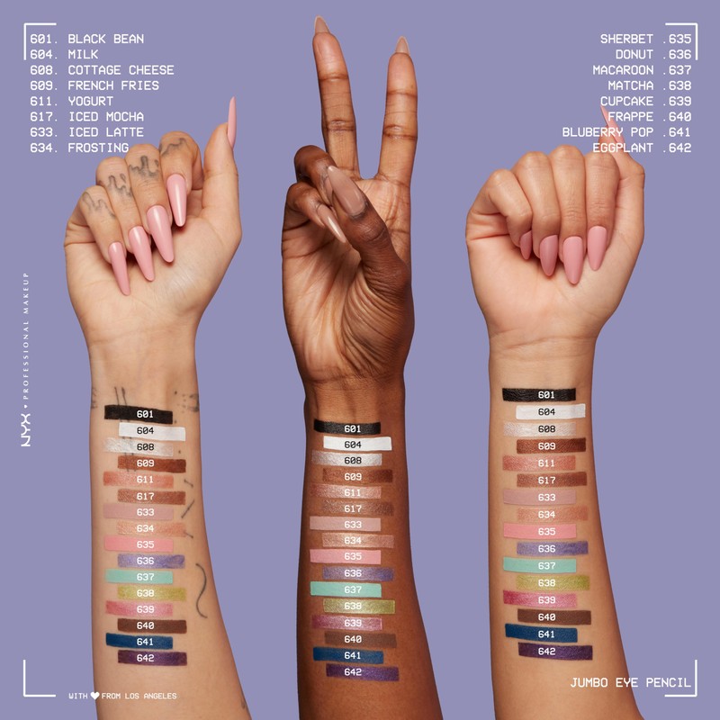 NYX PROFESSIONAL MAKEUP Jumbo Eye Pencil, Blendable Eyeshadow Stick &