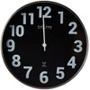 Explore Scientific Wall Clock Diameter 25 cm Metal Black Normal