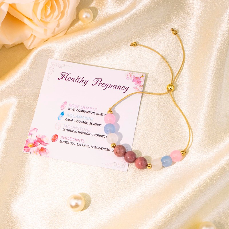 Healthy Pregnancy Bracelet Mom to be Gifts for New Mom