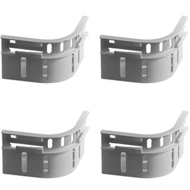 Veroral Bed Sheet Holder Lock Strips, Secure, Reusable & Easy-to-Use Bed Sheet Fasteners, Eliminate Slipping and Wrinkles Fit All Mattress Sizes (4 Pack - Grey)