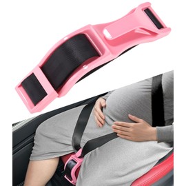 Zofory Sitzbezugversteller, Sicherheitsgurt für Schwangerschaft, Schwangerschaftsgürtel, Autogurt Schwangerschaft Sicheres und Komfortables Reisen für Schwangere Frauen, Mutterschaft Rosa