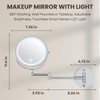 10X Magnifying Makeup Mirror with Lights – Touchless Sensor LED