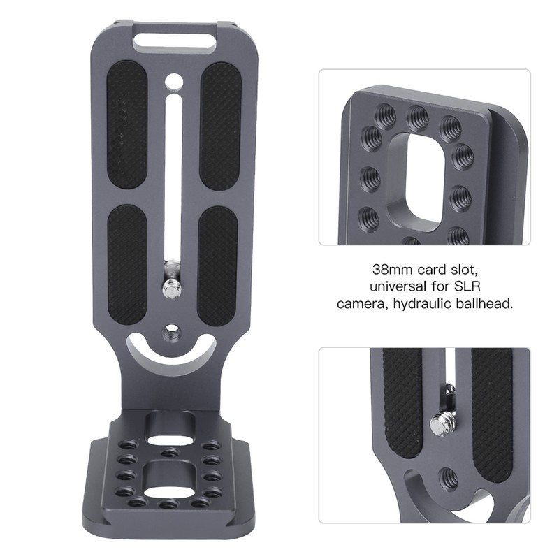 Universal Aluminium Alloy Vertical L shaped Quick Release Plate for