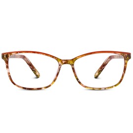 Gechiqno Blue Light Computer Glasses Women Mens Gaming Glasses Square Frame with Clear Lens Gift for Office Workers Programers and Students