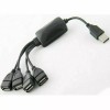 Unbranded 4 Port USB 2.0 High Speed Hub Octopus Splitter