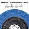 HATANSE Pack of 10 Flap Discs Diameter 125 mm x
