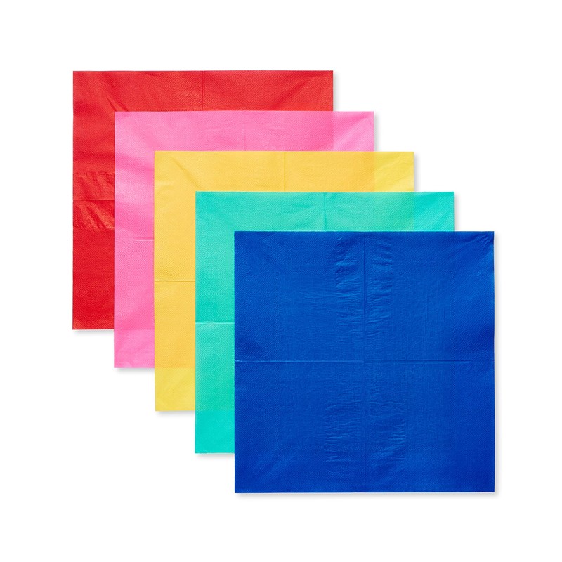 American Greetings 50-Count Rainbow Lunch Napkins
