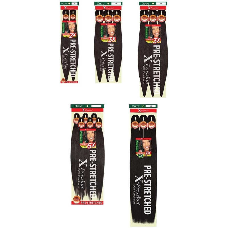 MULTI PACK DEALS! Outre Synthetic Hair Braids X-Pression Kanekalon 3X