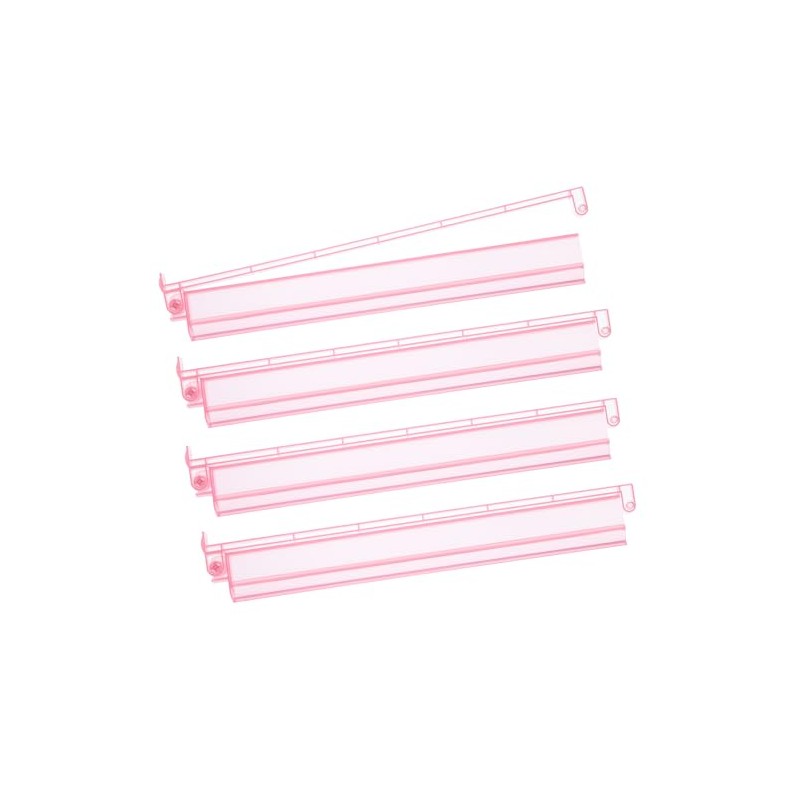 Mahjong Racks with Pushers 4PCS Set Majiang Tile Holder Acrylic
