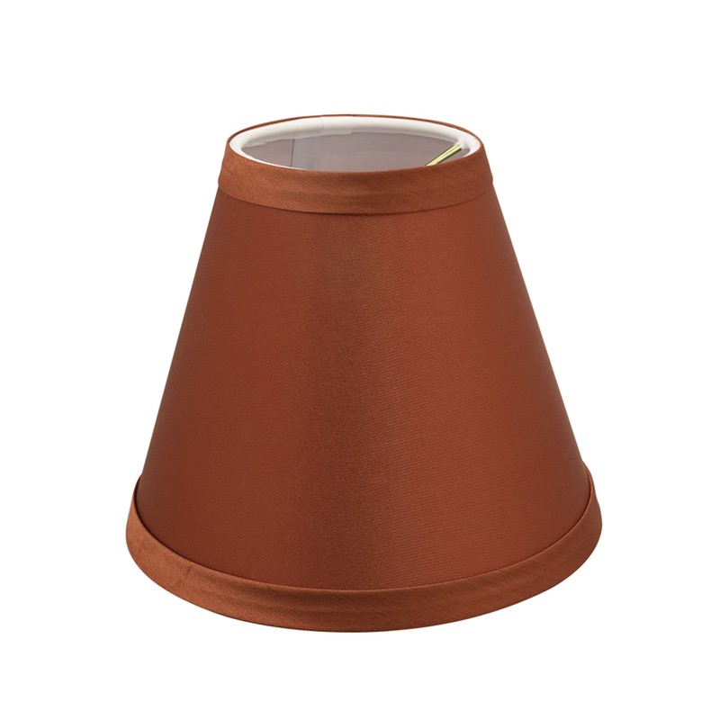 Aspen Creative 32111-2A, Hardback Empire Clip-On Chandelier Lamp Shade, Redwood,