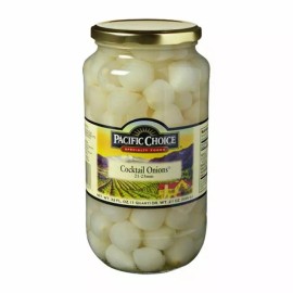 Pacific choice LARGE Bar COCKTAIL ONIONS QT Jar for Martinis & Buffets & Mixed Drinks