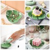 Honeydak Ceramic Spoon Rest for Kitchen Counter Monstera Leaf Shaped