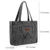 Montana West x Wrangler Denim Tote Bag for Women Large