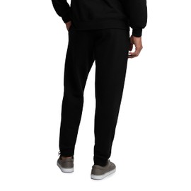 Fruit of the Loom Men's Eversoft Fleece Joggers, Moisture Wicking & Breathable, Sizes S-2X, Cotton Blend-Black, Small