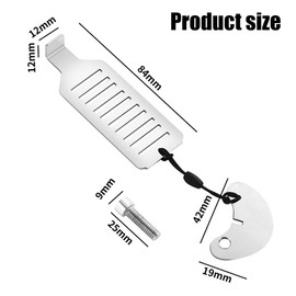 Kiwinvou Portable Door Lock for Trave, 2 Pack Improved Travel Door Lock Hotel Door Lock Apartment Security Device Door Jammer