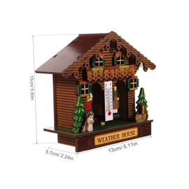 Abaodam Multifunctional Wall Mounted Thermometer Hygrometer Barometer Accurate for Home Office Sauna High Precision Temperature Humidity Gauge