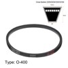 sourcing map O-400 V-Belt Drive Belt 400 mm Rubber for
