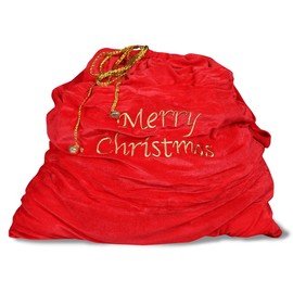 FantastCostumes Christmas Sack Santa's Bag Merry Christmas Accessories
