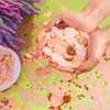 Round Tissue Paper Table Confetti Dots Rose Gold Pink Confetti