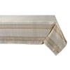 DII CAMZ10900 Table Cloth, 60" x 84", Cream Plaid