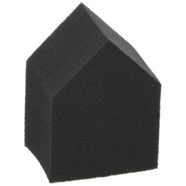 Sharon Charcoal Puffs, Black, 4P, Pack of 4