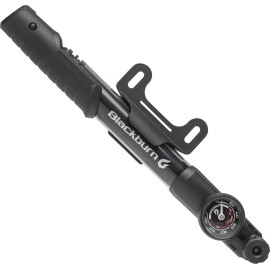 Unbranded Blackburn Telescoping Bicycle Frame Pump with Gauge, Black