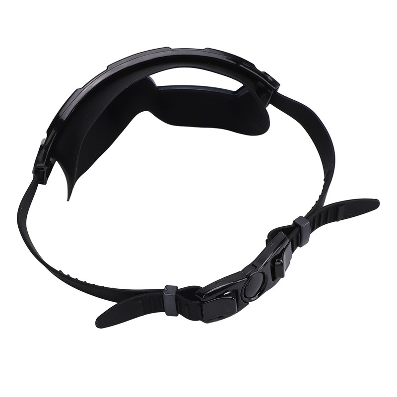 Swim Goggles with Earplugs PC Silicone Clear Lens Wide View