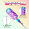 HEYMKGO 11 Pieces Nail Drill Attachments Professional Electric Tungsten Carbide