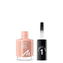 Manhattan Super Gel Nagellack â Gel ManikÃ¼re Effekt ganz ohne UV Licht â Nudefarbener Nail Polish mit bis zu 14 Tagen Halt â Farbe Mauvelicious 155 â 1 x 12ml