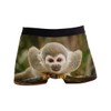 ZZKKO Monkey Mens Boxer Briefs Underwear Breathable Stretch Boxer Trunk