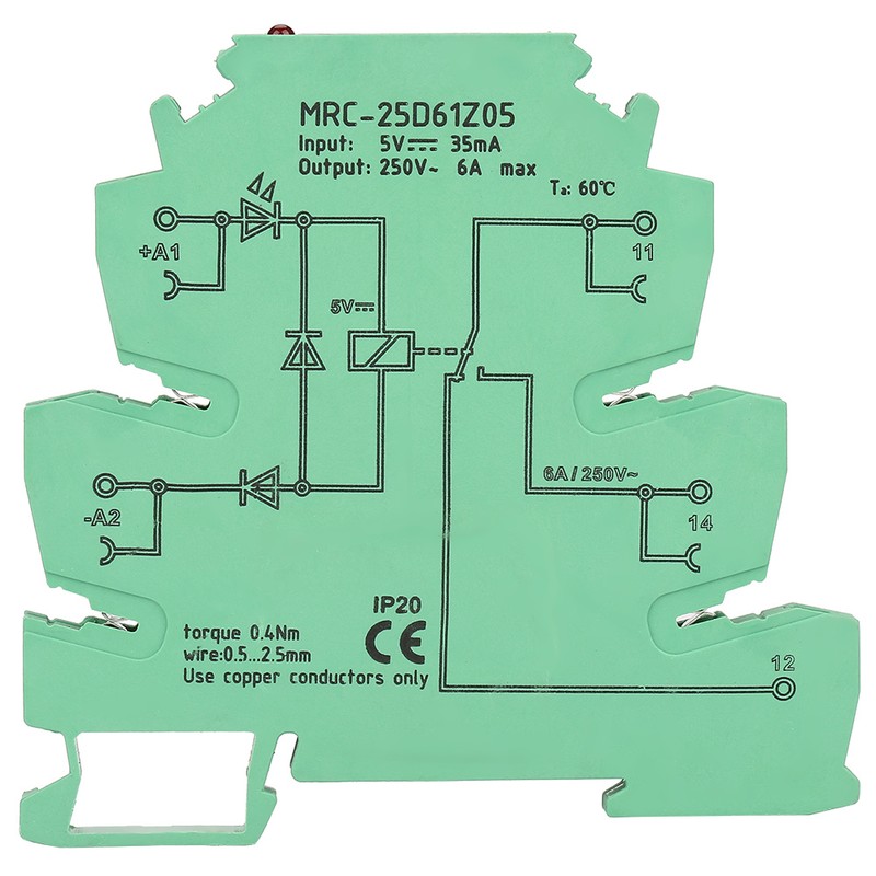 MRC-25D61Z05 5V PLC Electromagnetic Interface Relay Module Control Board