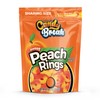 Candy Break Fruity Peach Rings 24 Oz Share Size Bag Pack of 6 - Sweet & Chewy Gummies Bulk Candy Pack - Snacks for Kids & Grown Ups
