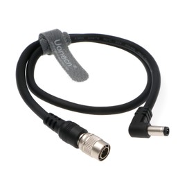 Power Cable Right Angle DC to 4 pin hirose male for Sound Devices 633/644/688 For Zoom F8