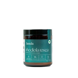 LANDA | Extracto de Rhodiola Rosea | Orgánica 10:1 | Potente Adaptógeno para Reducir el Estrés | Aumentar la Energía | Mejorar el Estado de Ánimo | Certificado Orgánico | Libre de GMO