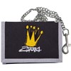 2Stoned Wallet Embroidered with Chain and Velcro Fastening Camo Gym