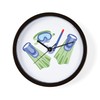 CafePress Snorkel Flippers 10" Wall Clock for Livingroom, Kitchen, or