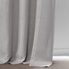 HPD Half Price Drapes BOCH-LN1857-108-GR Faux Linen Grommet Blackout Room