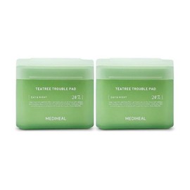 Mediheal 메디힐 티트리 트러블 패드 100매 피부진정 2개 Ss Mediheal Tea Tree Trouble Pad 100 Sheets Skin Soothing 2ea Set