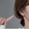 925 Silver, 925 Silver, Hypoallergenic Earrings, Cool Triangle, Triangle, Small,